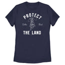 Women's Yellowstone Protect The Land Dutton Range Cowboy Outline T-Shirt