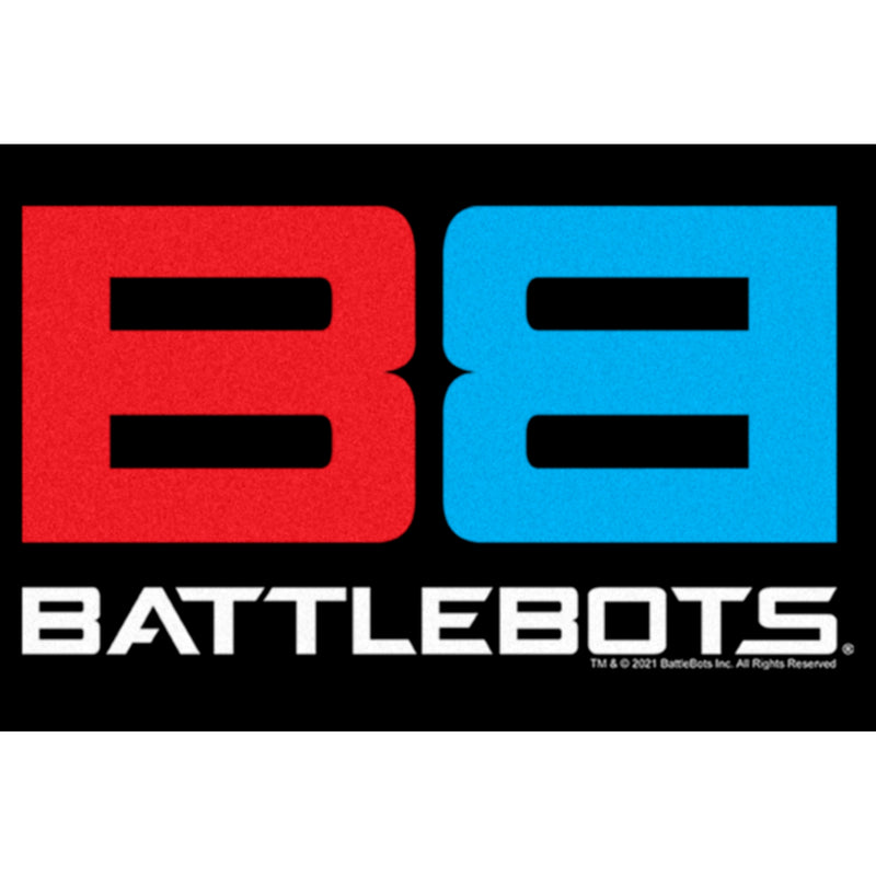 Junior's Battlebots Red and Blue Logo T-Shirt