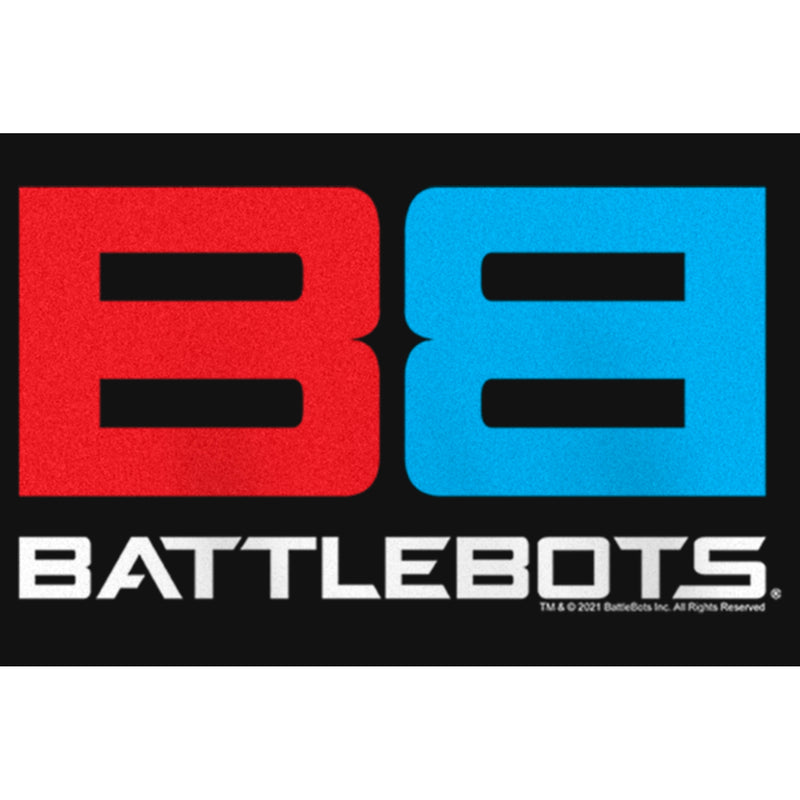 Girl's Battlebots Red and Blue Logo T-Shirt