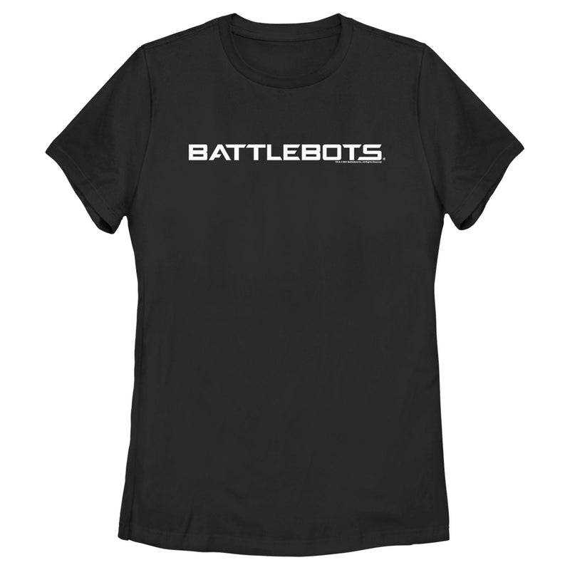 Women's Battlebots White Logo T-Shirt