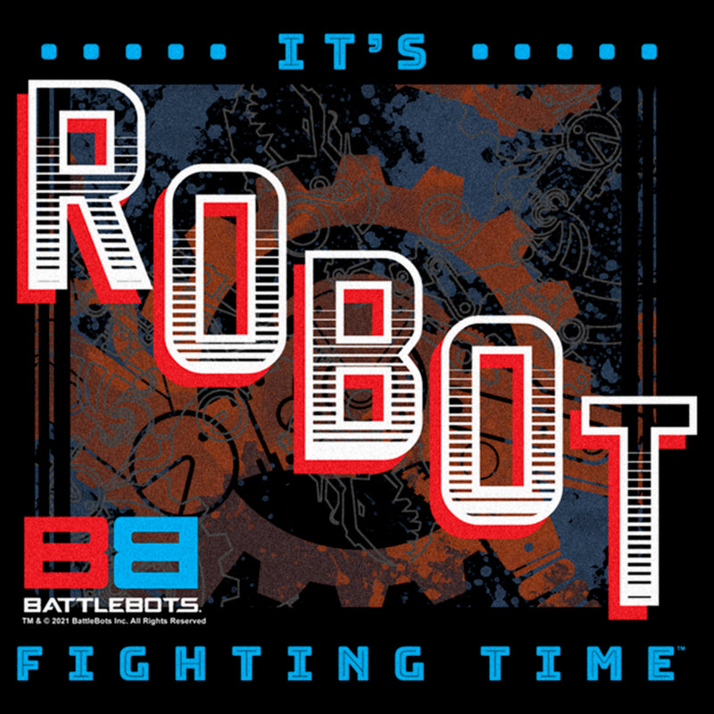 Men's Battlebots It's Robot Fighting Time T-Shirt