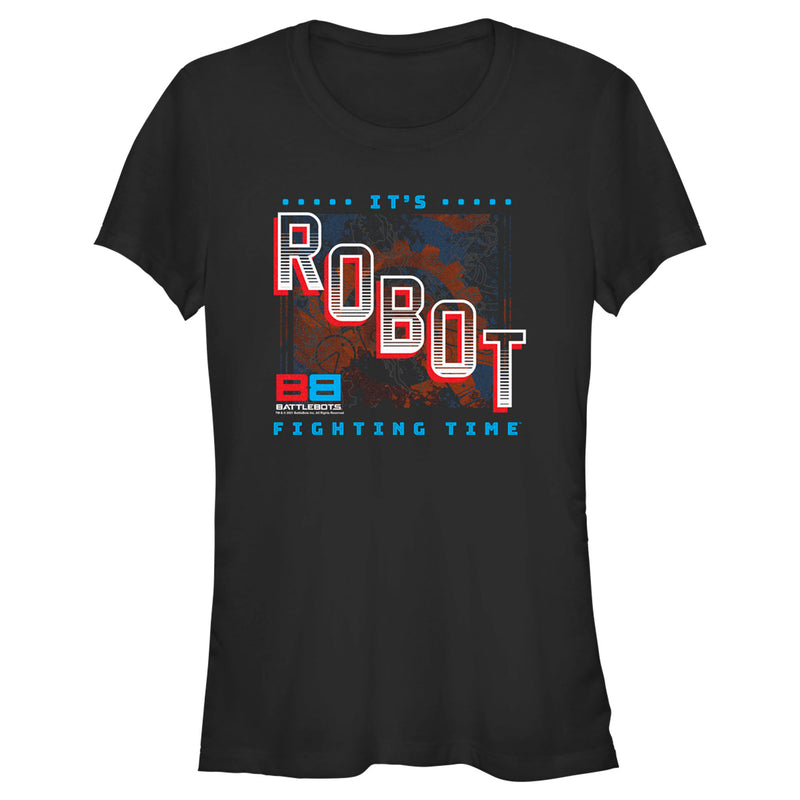 Junior's Battlebots It's Robot Fighting Time T-Shirt