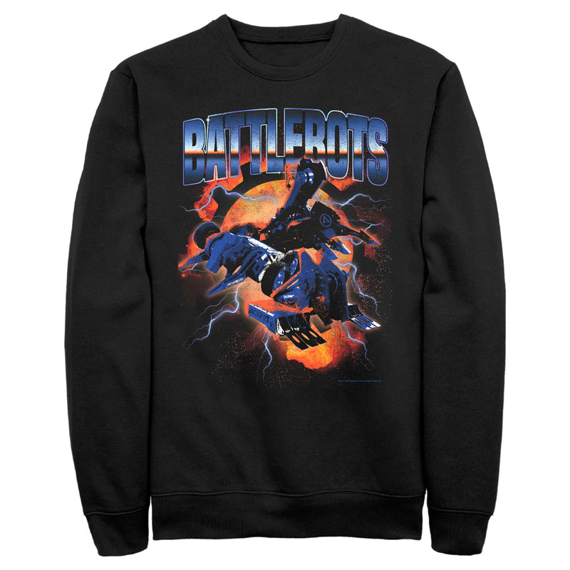 Men's Battlebots JackPot, SawBlaze, and Lock-Jaw Sweatshirt