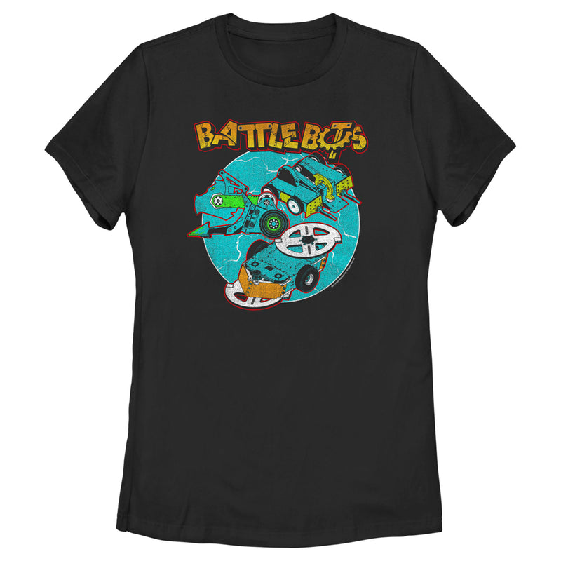 Women's Battlebots Whiplash, SawBlaze, and Rotator T-Shirt