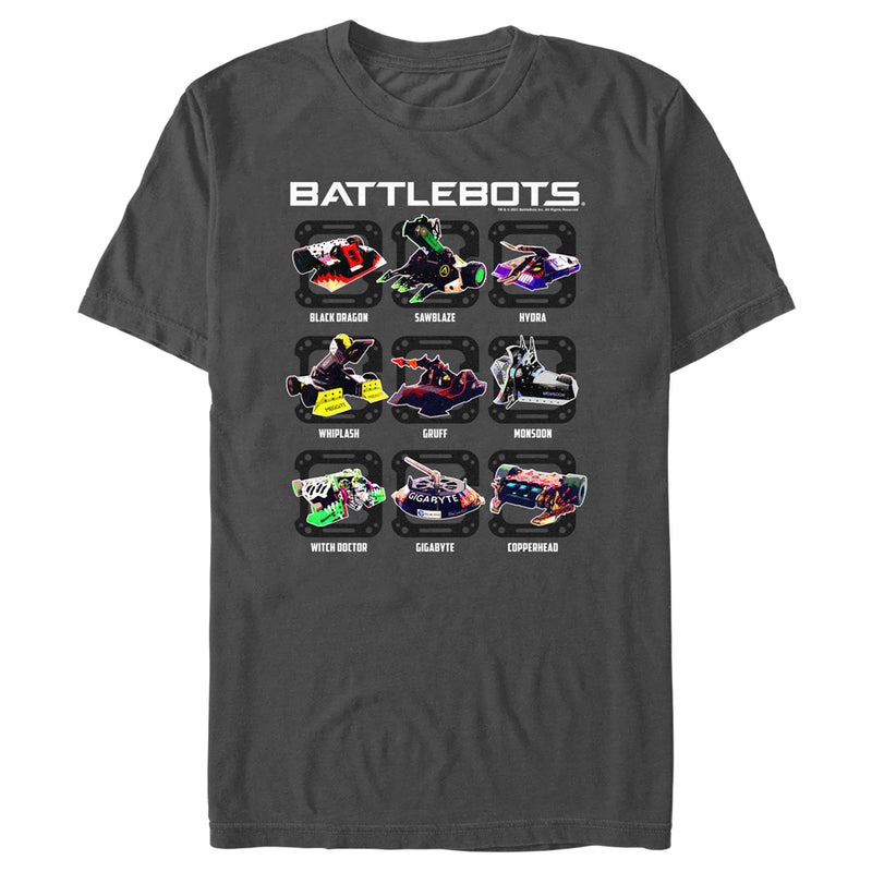 Men's Battlebots Robot Chart T-Shirt