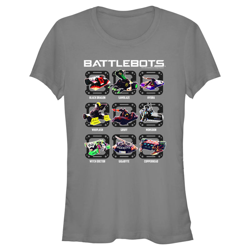 Junior's Battlebots Robot Chart T-Shirt