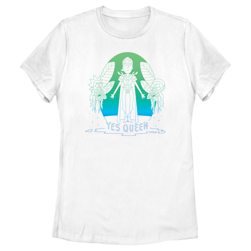 Women's Rick And Morty Yes Queen Summer T-Shirt