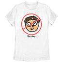 Women's Rick And Morty No Crossing Morty Doodle T-Shirt