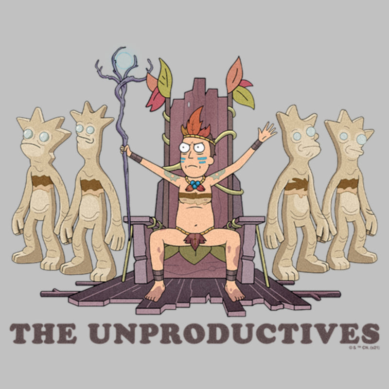 Women's Rick And Morty Jerry and The Unproductives T-Shirt