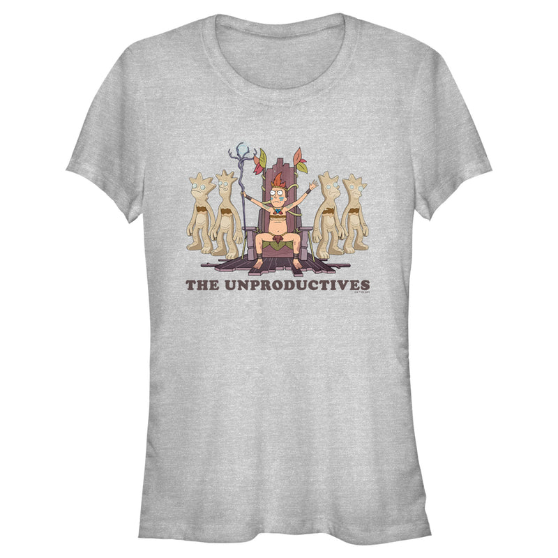 Junior's Rick And Morty Jerry and The Unproductives T-Shirt