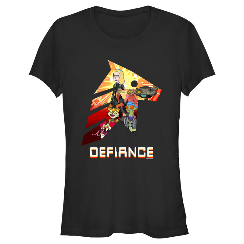 Junior's Rick And Morty Space Beth Defiance T-Shirt