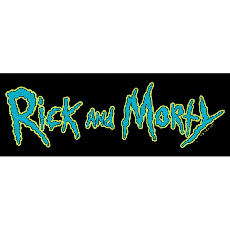 Men's Rick And Morty Classic Electrical Buzz Logo T-Shirt