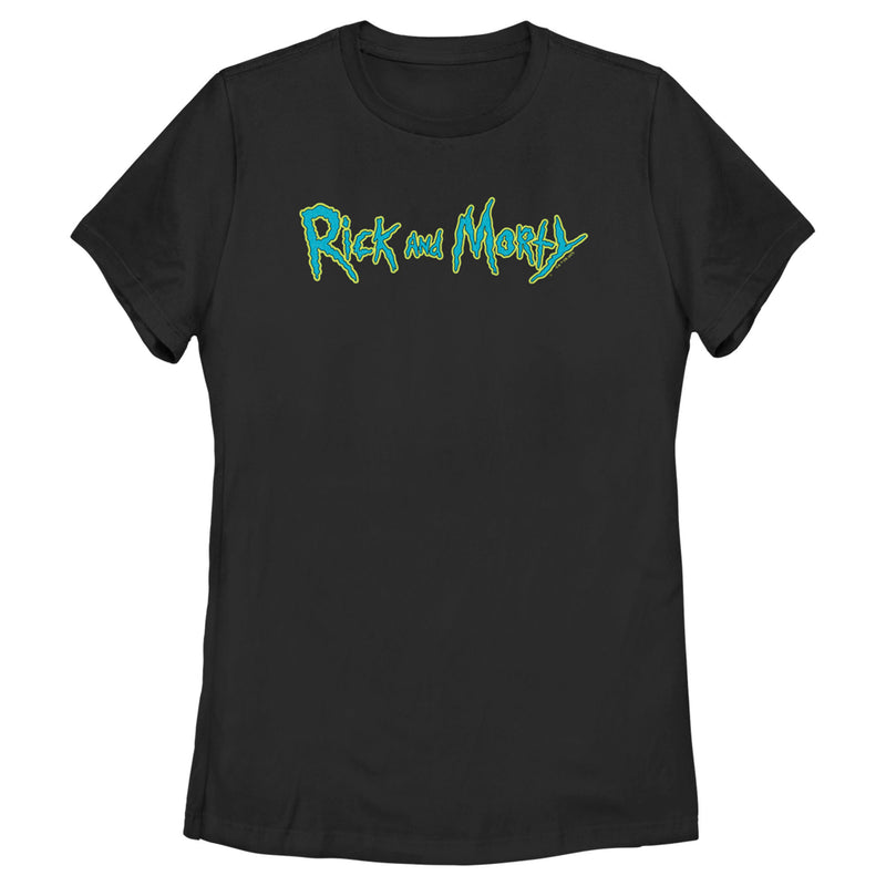 Women's Rick And Morty Classic Electrical Buzz Logo T-Shirt