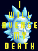 Junior's Rick And Morty Hologram Rick I Will Avenge My Death T-Shirt