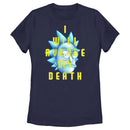 Women's Rick And Morty Hologram Rick I Will Avenge My Death T-Shirt