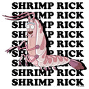 Women's Rick And Morty Shrimp Rick Name Stack T-Shirt