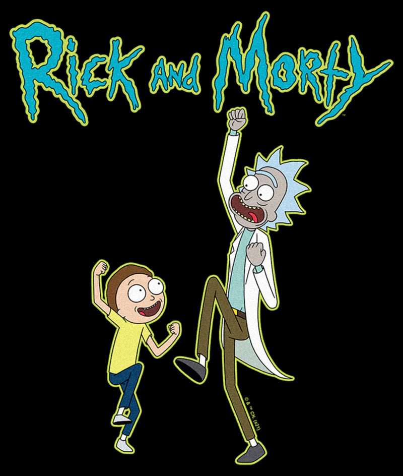 Men's Rick And Morty Fist Pump T-Shirt