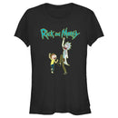 Junior's Rick And Morty Fist Pump T-Shirt