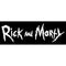 Men's Rick And Morty White Logo T-Shirt