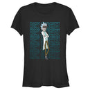 Junior's Rick And Morty Rick Sanchez Name Stack T-Shirt