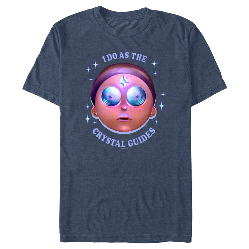 Men's Rick And Morty I Do as the Crystal Guides T-Shirt