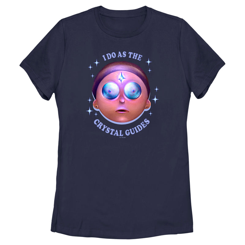 Women's Rick And Morty I Do as the Crystal Guides T-Shirt