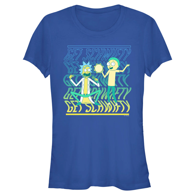 Junior's Rick And Morty Get Schwifty Dance T-Shirt