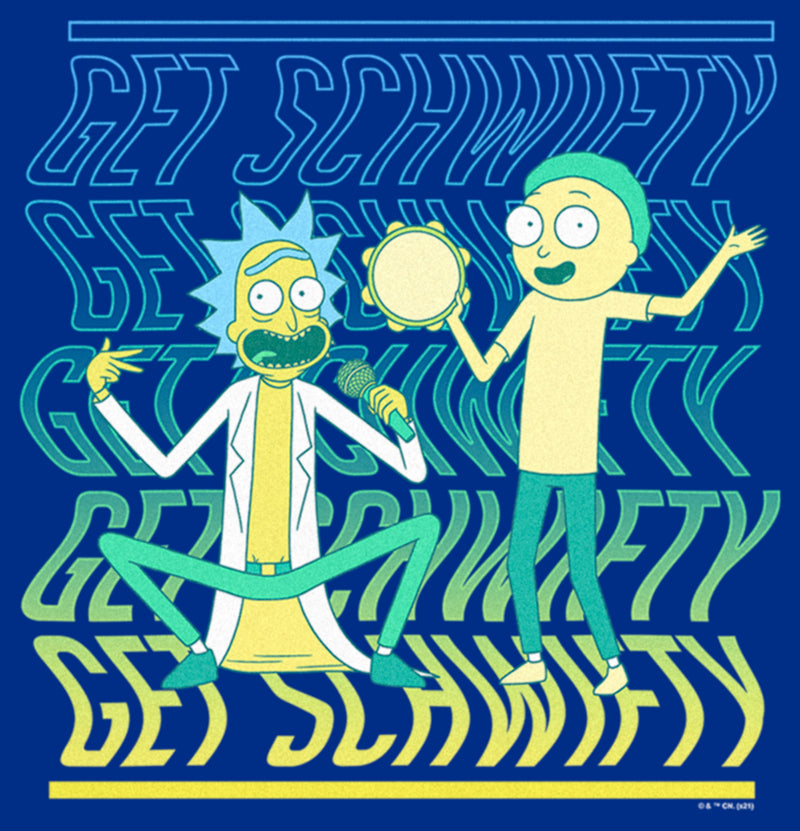 Junior's Rick And Morty Get Schwifty Dance T-Shirt