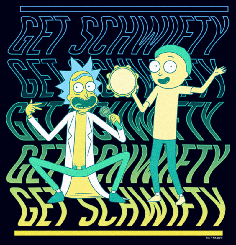 Women's Rick And Morty Get Schwifty Dance T-Shirt