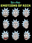 Junior's Rick And Morty Emotions of Rick T-Shirt