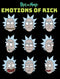 Junior's Rick And Morty Emotions of Rick T-Shirt