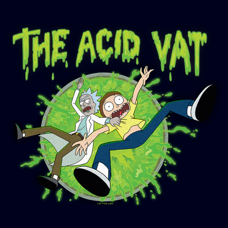 Junior's Rick And Morty The Acid Vat T-Shirt