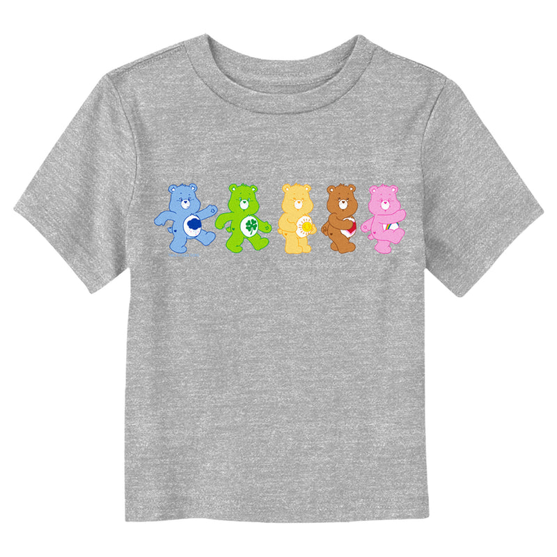 Toddler's Care Bears Walking Bears Line Up T-Shirt