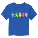 Toddler's Care Bears Walking Bears Line Up T-Shirt