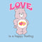 Men's Care Bears Love Is a Happy Feeling T-Shirt