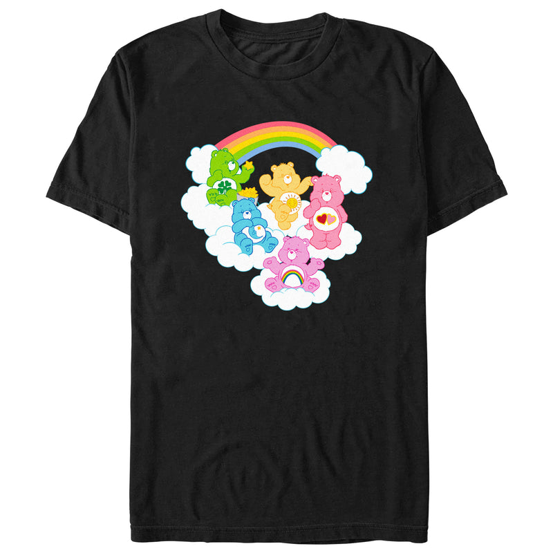 Men's Care Bears Rainbow Clouds T-Shirt