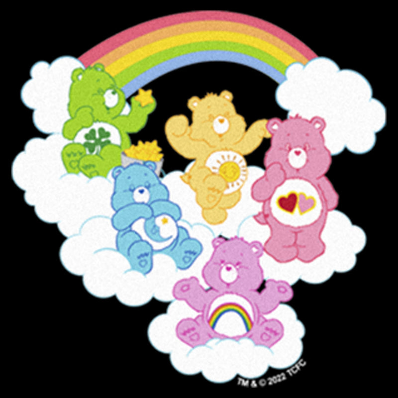 Infant's Care Bears Rainbow Clouds Group Onesie