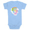 Infant's Care Bears Rainbow Clouds Group Onesie