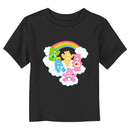 Toddler's Care Bears Rainbow Clouds Party T-Shirt