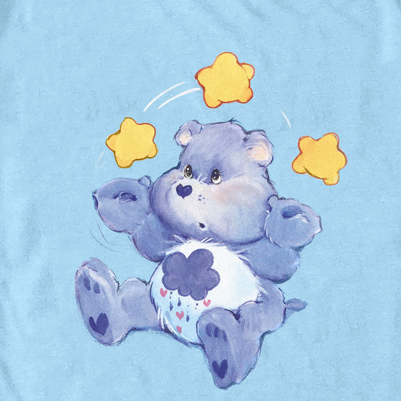 Men's Care Bears Grumpy Bear Stars T-Shirt