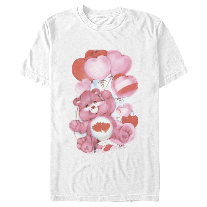 Men's Care Bears Love-a-Lot Balloons T-Shirt