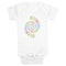 Infant's Care Bears Colorful Spiral Group Onesie