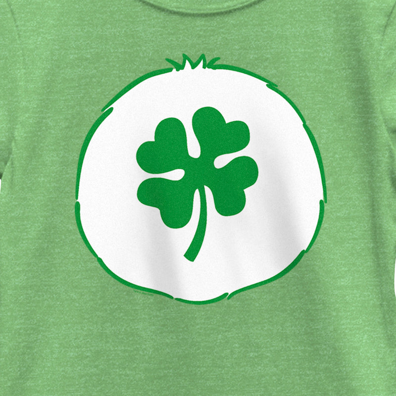 Girl's Care Bears St. Patrick's Day Good Luck Bear Emblem T-Shirt