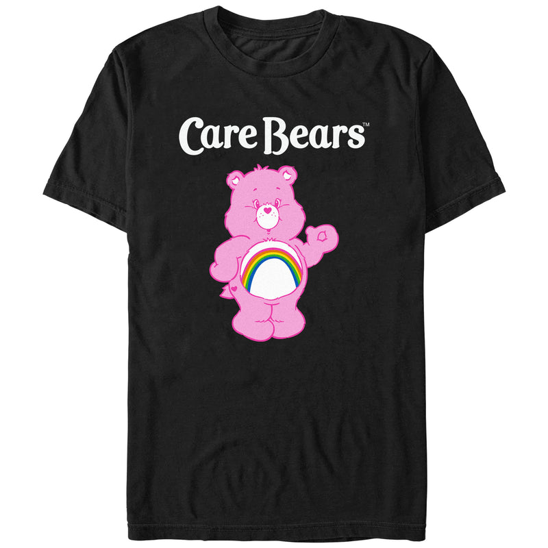 Men's Care Bears Cheer Bear Waving T-Shirt