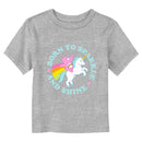 Toddler's Care Bears Born to Sparkle and Shine Cheer Unicorn T-Shirt