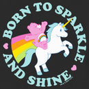 Toddler's Care Bears Born to Sparkle and Shine Cheer Unicorn T-Shirt