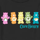 Toddler's Care Bears Colorful Logo Line Up T-Shirt