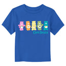 Toddler's Care Bears Colorful Logo Line Up T-Shirt