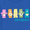 Toddler's Care Bears Colorful Logo Line Up T-Shirt