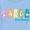 Toddler's Care Bears Colorful Logo Line Up T-Shirt